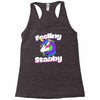 feeling stabby Racerback Tank