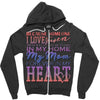 my mom is in heaven forever Zipper Hoodie