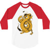 bruce, the dragon 3/4 Sleeve Shirt