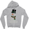 christmas snowman Zipper Hoodie