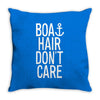 boat hair don't care Throw Pillow