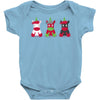Three Cute But Angry Unicorn Baby Onesie