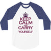 keep calm and do it yourself 3/4 Sleeve Shirt