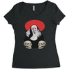 nun fuck Women's Triblend Scoop T-shirt