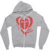 stay weird Zipper Hoodie