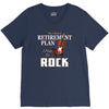 retirement plan bass rock V-Neck Tee
