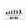 The Evolution of Rock License Plate