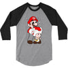 mario licking toad 3/4 Sleeve Shirt