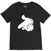 mouse hands ym V-Neck Tee