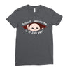 July Peeking Out Asian Baby Boy Ladies Fitted T-Shirt