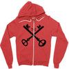 key Zipper Hoodie