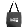 vacation alpaca bag animal humor funny Tote Bags