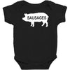 pig sausages funny Baby Bodysuit