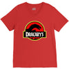 dracarys logo V-Neck Tee
