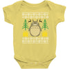 totoro ugly christmas Baby Bodysuit