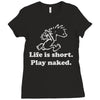 life is short Ladies Fitted T-Shirt