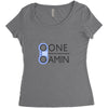gone gamin logo Women's Triblend Scoop T-shirt