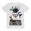 who loves miniatur schnauzer All Over Women's T-shirt