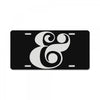 ampersand License Plate