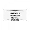 Super August Girl License Plate
