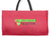 i heart gluten Weekender Totes
