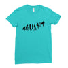bike evolotions Ladies Fitted T-Shirt