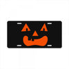 fun face pumpkin License Plate