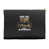 april girl is a perfect combination of princess and warrior Accessory Pouches