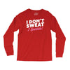 i don't sweat i sparkle Long Sleeve Shirts