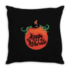 happy halloween Throw Pillow