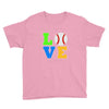 love baseball neon rhinestuds Youth Tee