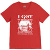 99 problems   fishin' solves all of em V-Neck Tee