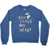 you stole my heart 4 Crewneck Sweatshirt