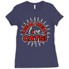 real men love cats (3) Ladies Fitted T-Shirt