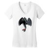 toothless on your back Women's V-Neck T-Shirt