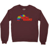 racing rainbow Crewneck Sweatshirt