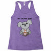 my puns are Racerback Tank