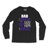 my dad was so brave god made him an angel Long Sleeve Shirts