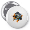 shark knight graphic Pin-back button