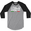 retro italo disco 3/4 Sleeve Shirt