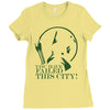 arrow you have failed this city tv series quote black white cotton t s Ladies Fitted T-Shirt