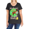 my boxer is my baby1 Ladies Curvy T-Shirt