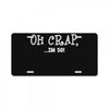 oh crap i'm 50 License Plate