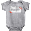blessed mommy with flower white color Baby Bodysuit