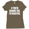 i'm beautiful Ladies Fitted T-Shirt