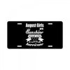 August Girls Are Sunshine Mixed With A Little Hurricane License Plate