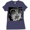 sad girl Ladies Fitted T-Shirt