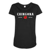 Chingona Maternity Scoop Neck T-shirt