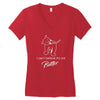 i can't believe it's not butter Women's V-Neck T-Shirt