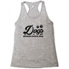 Dogs Because People Suck Racerback Tank